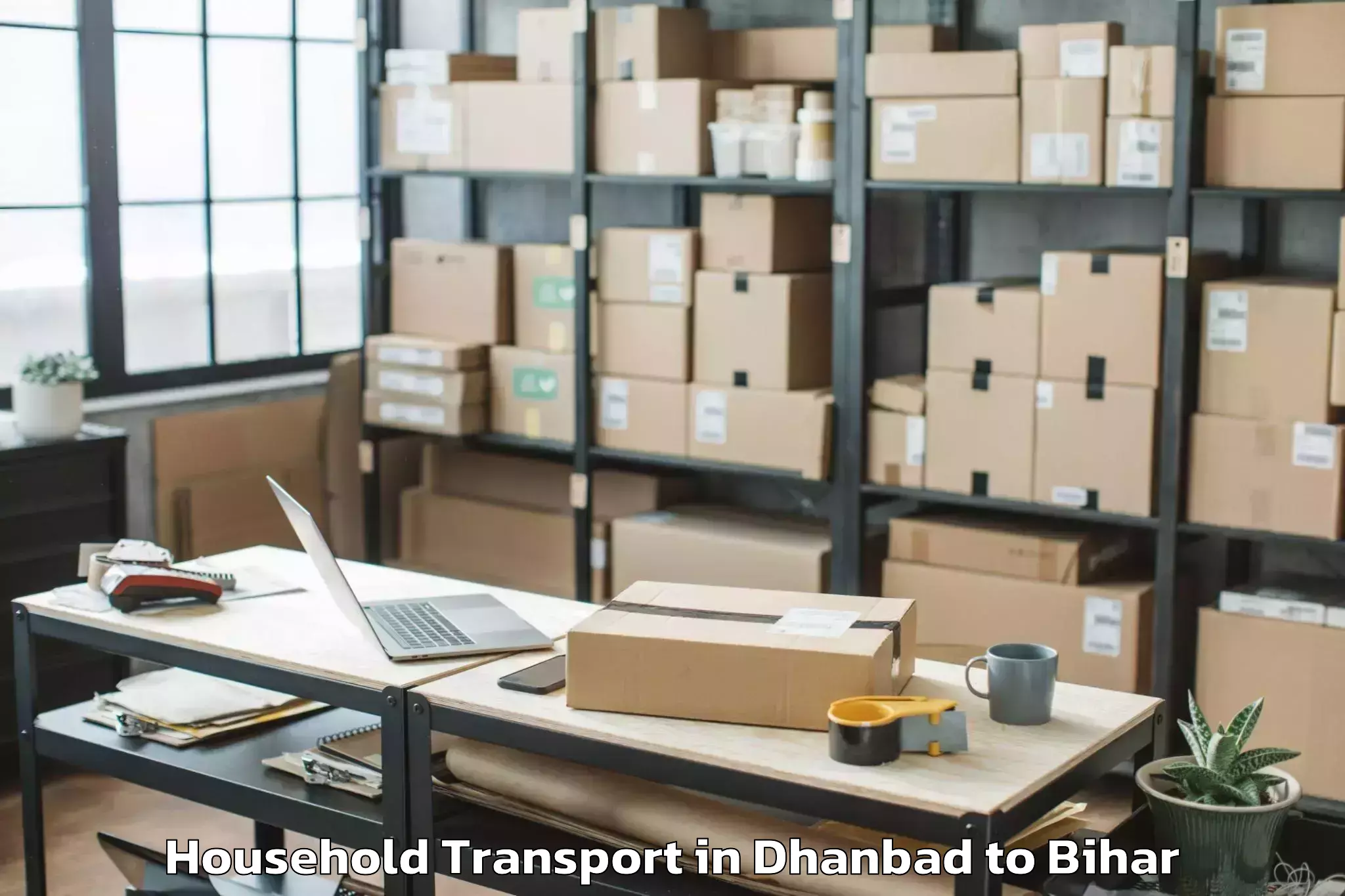 Easy Dhanbad to Dalsinghsarai Household Transport Booking